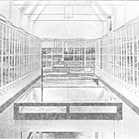 Interior of an old museum gallery.